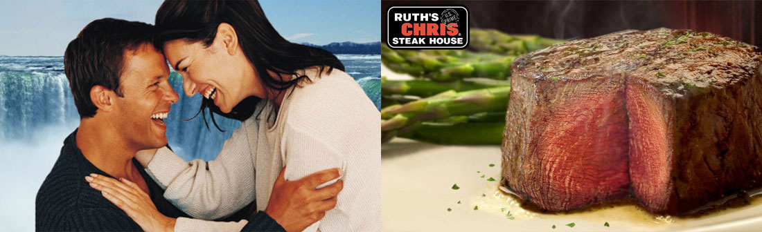 Wyndham Garden Niagara Falls Fallsview - Ruth's Chris Valentine's Day Package Feb 14-16, 2019