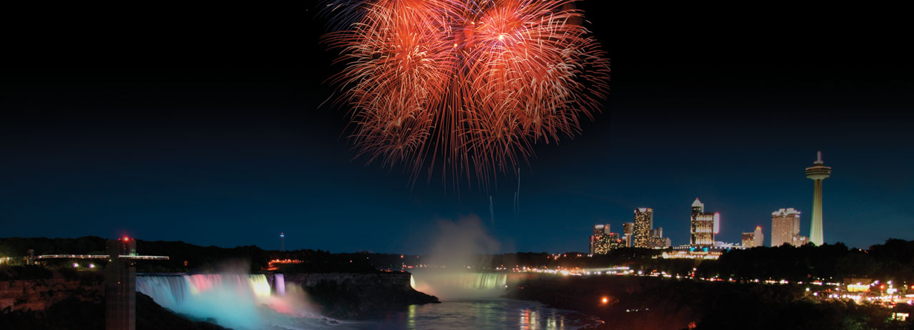 Fireworks & Illumination - Wyndham Garden Niagara Falls Fallsview